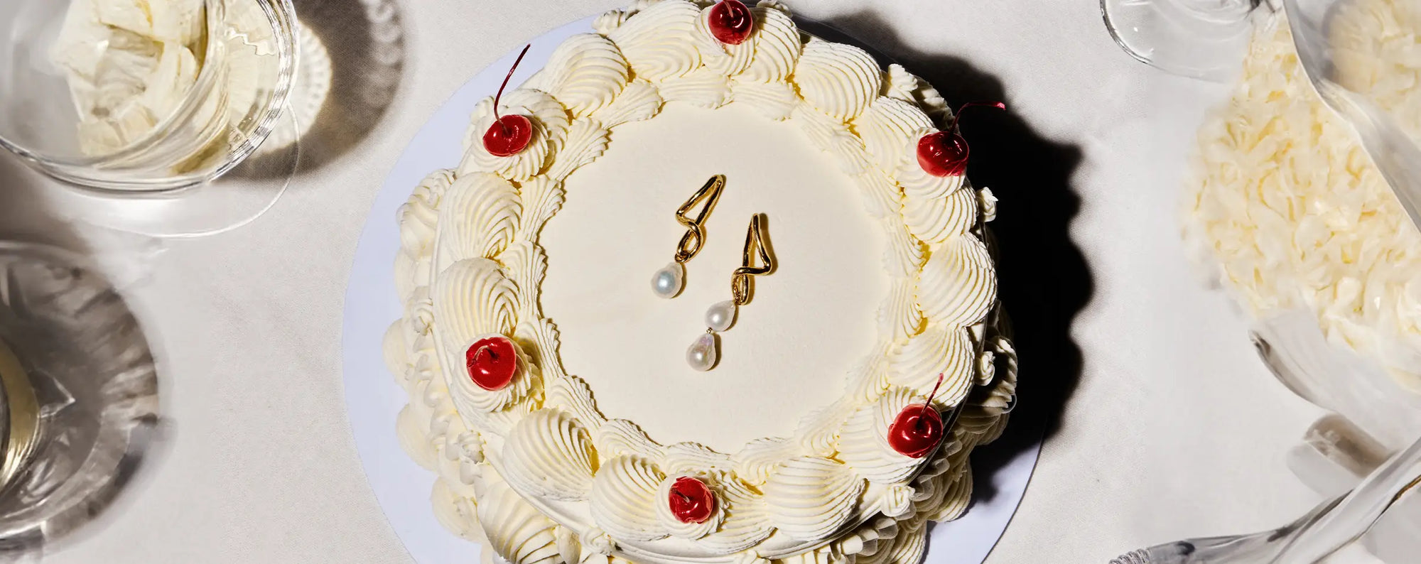 molten pearl drop earrings