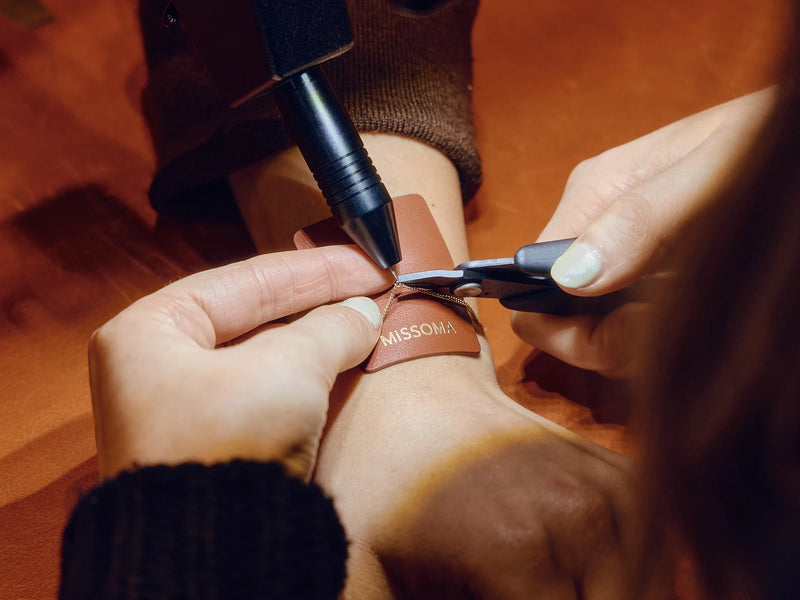 missoma permanent bracelet welding