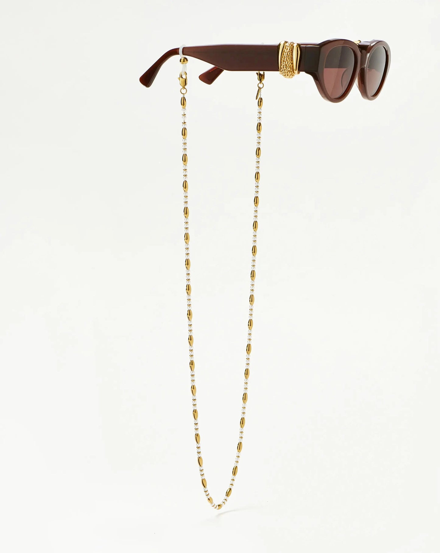 Alyssa Sunglasses Chain | 18ct Gold Plated/Pearl Accessories Missoma