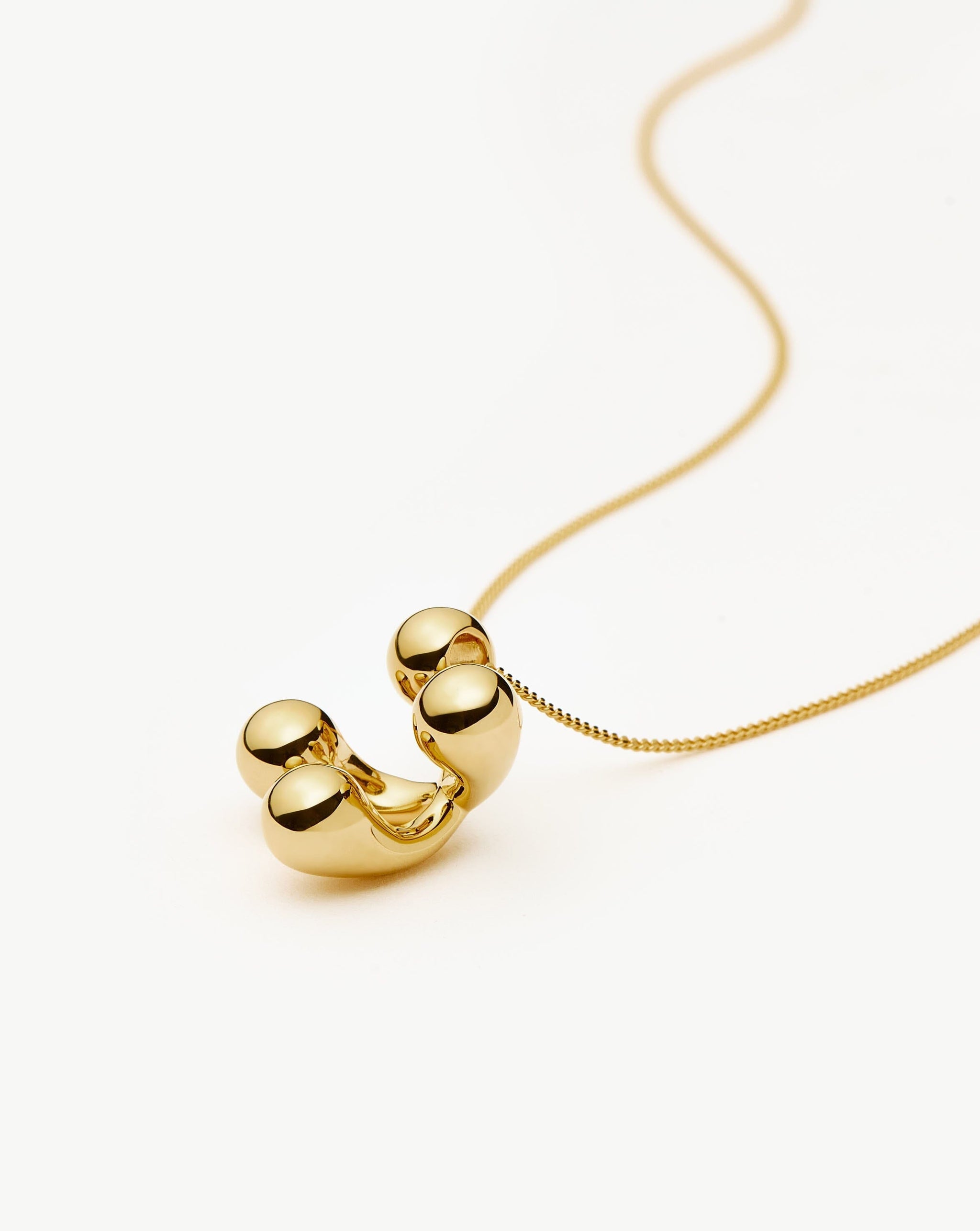 Atom Large Pendant Necklace | 18ct Gold Plated Necklaces Missoma