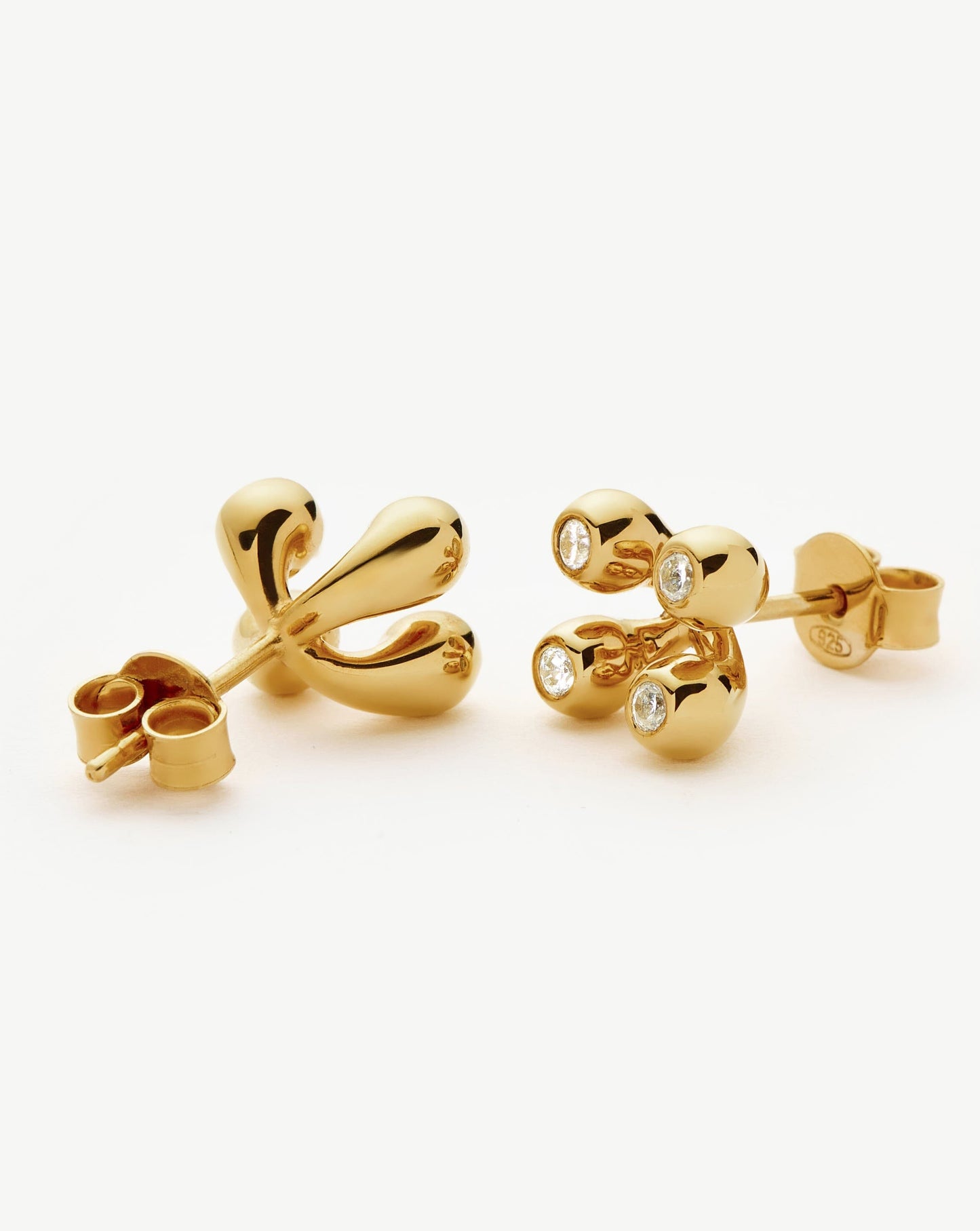 Atom Stud Earrings | 18ct Gold Vermeil Earrings Missoma