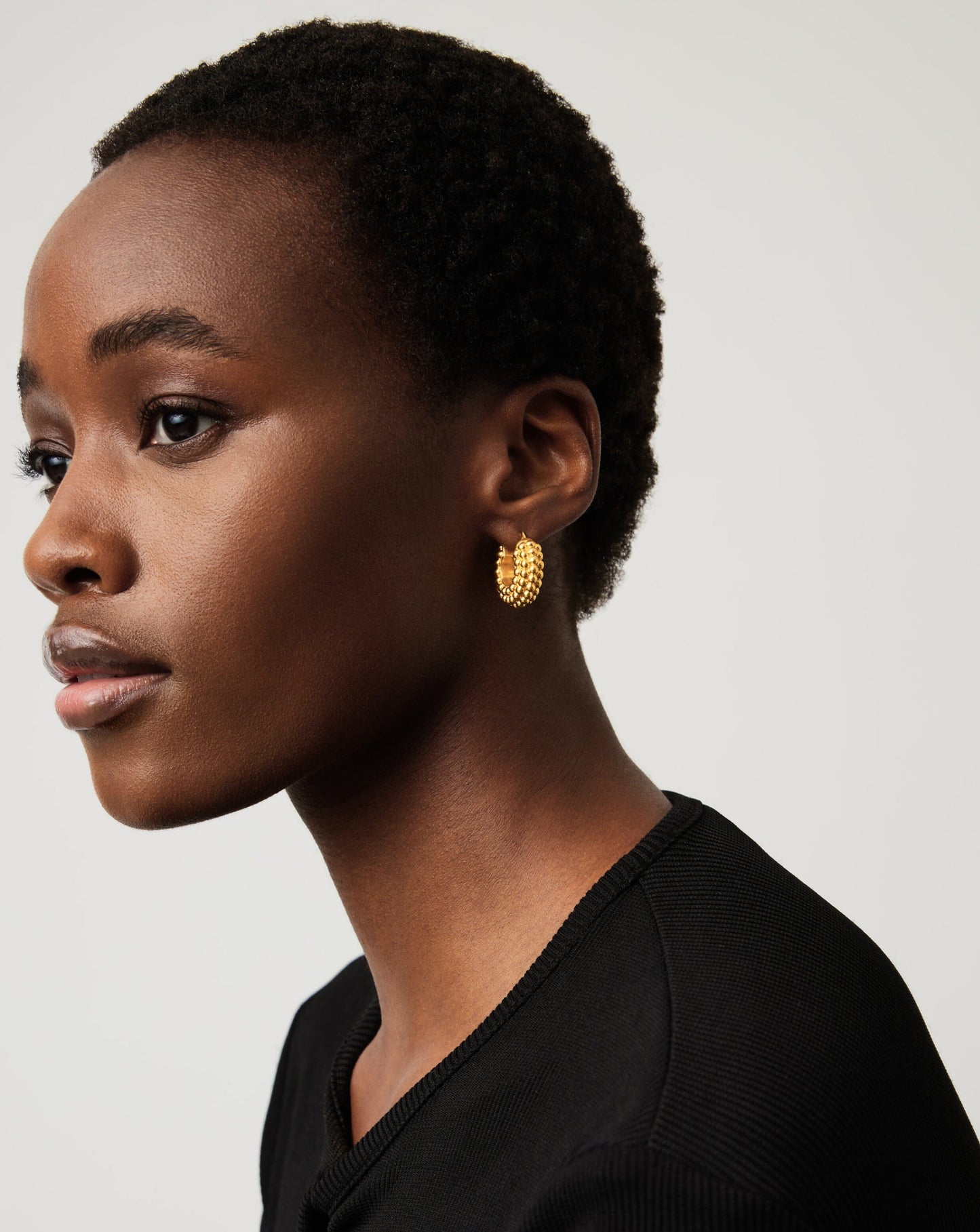 Baya Hoop Earrings | 18ct Gold Plated Earrings Missoma