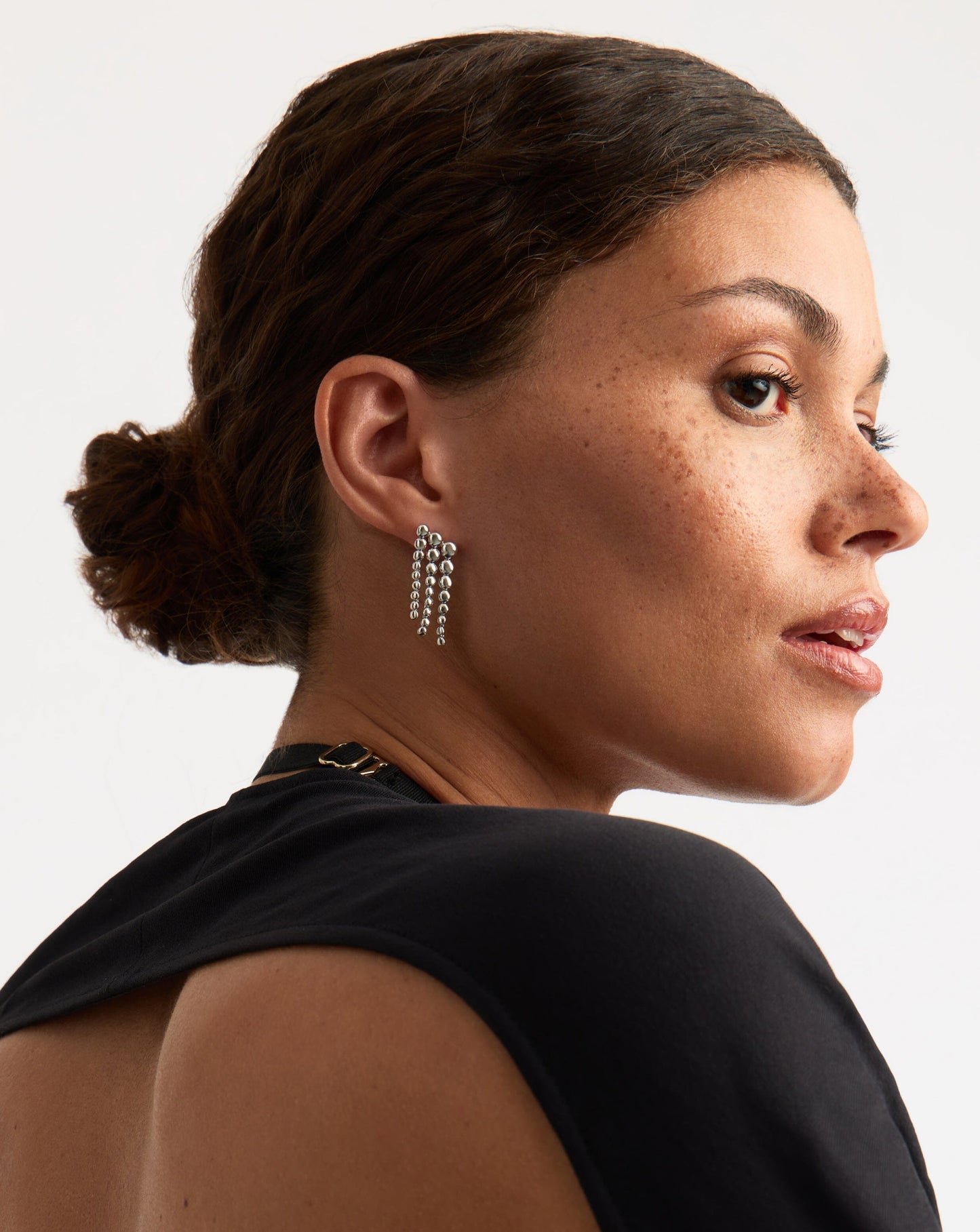 Beaded Waterfall Drop Earrings | Sterling Silver Earrings Missoma