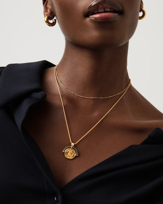 Bobble Chain Choker | 18ct Gold Vermeil Necklaces Missoma