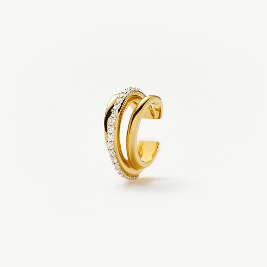 Celestial Pave Ear Cuff | 18ct Gold Plated Vermeil/Cubic Zirconia Earrings Missoma