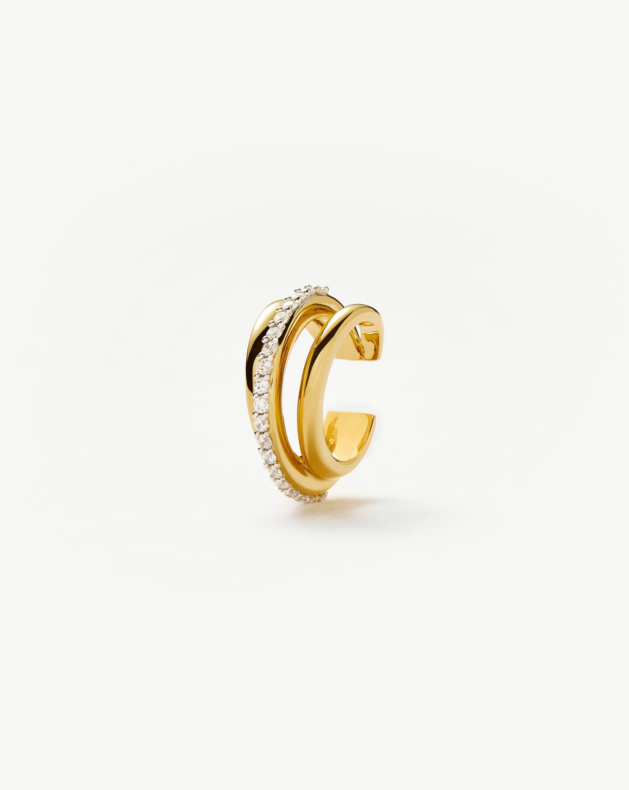 Celestial Pave Ear Cuff | 18ct Gold Plated Vermeil/Cubic Zirconia Earrings Missoma