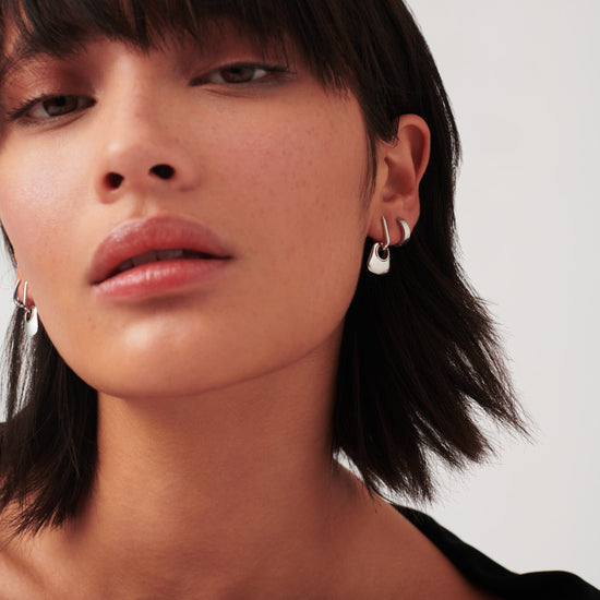Chubby Huggies | Sterling Silver Earrings Missoma