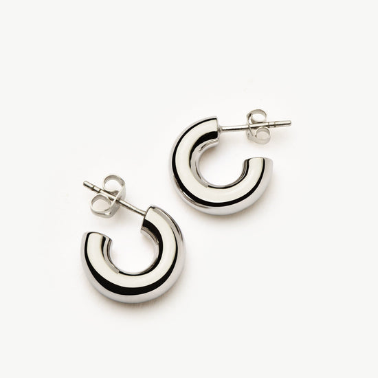 Chubby Mini Hoop Earrings | Sterling Silver Earrings Missoma