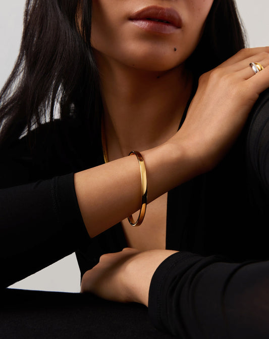 Classic Bangle | 18ct Gold Plated Bracelets Missoma