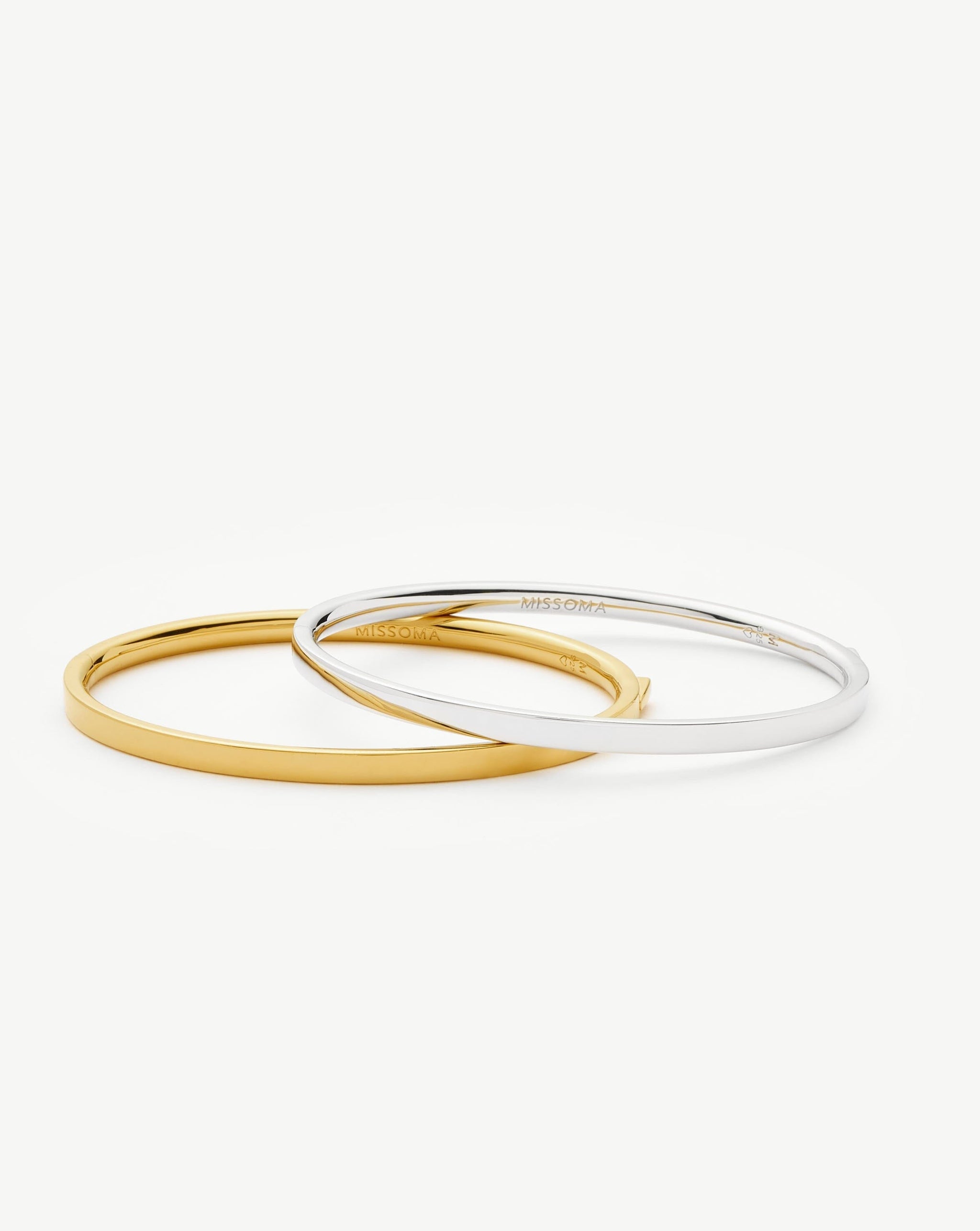 Classic Hinged Bangle | 18ct Gold Vermeil Bracelets Missoma
