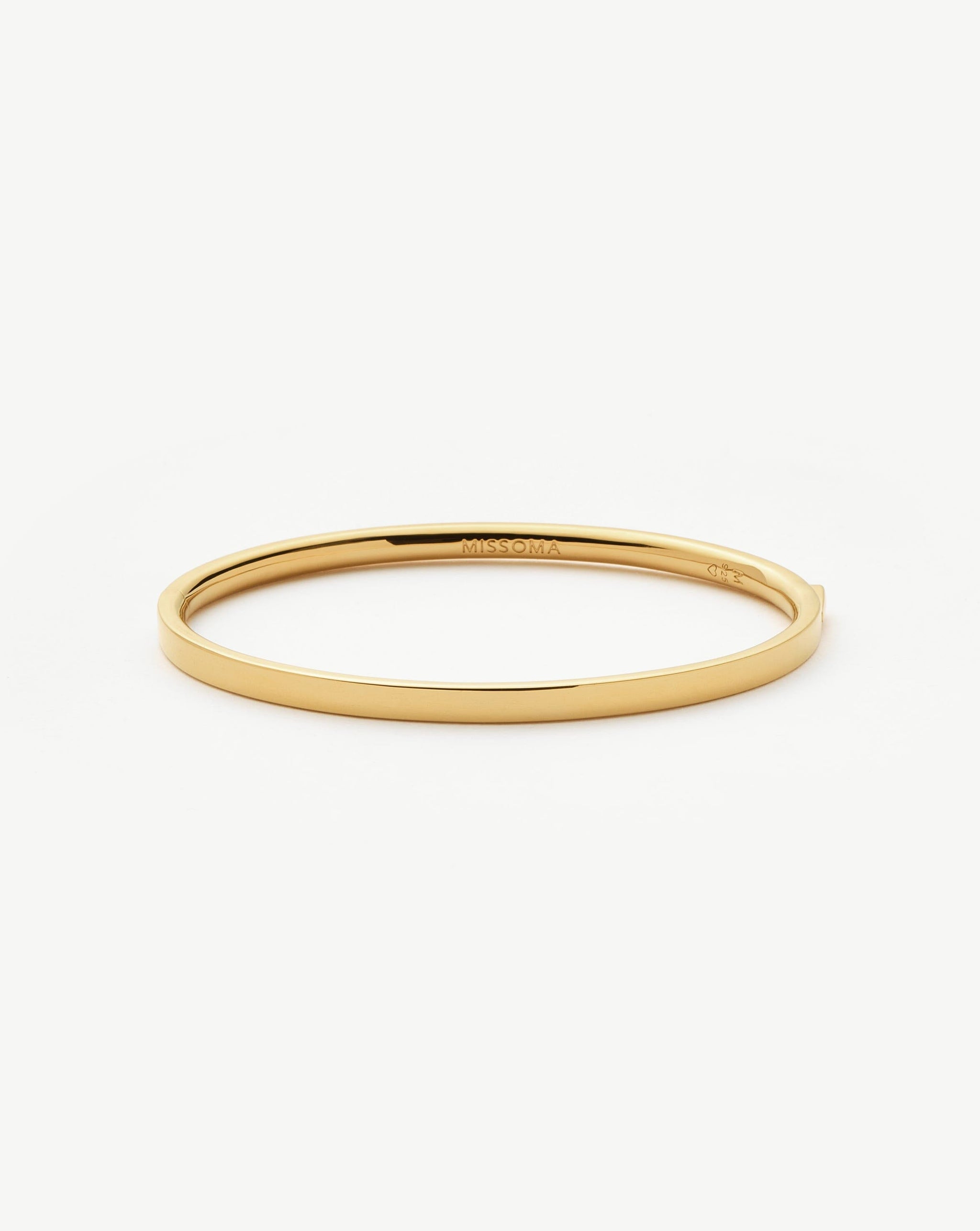 Classic Hinged Bangle | 18ct Gold Vermeil Bracelets Missoma