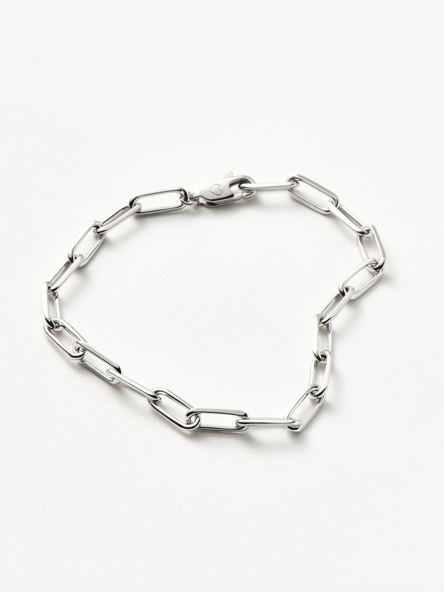 Classic Mini Paperclip Chain Bracelet | Silver Plated Bracelets Missoma