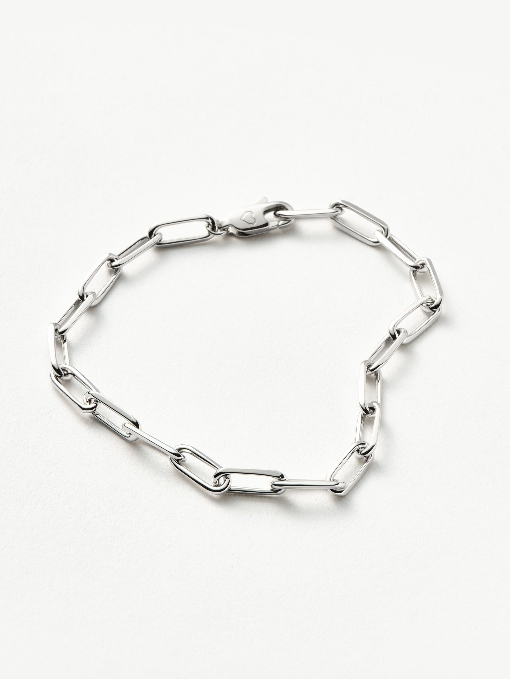 Classic Mini Paperclip Chain Bracelet | Silver Plated Bracelets Missoma