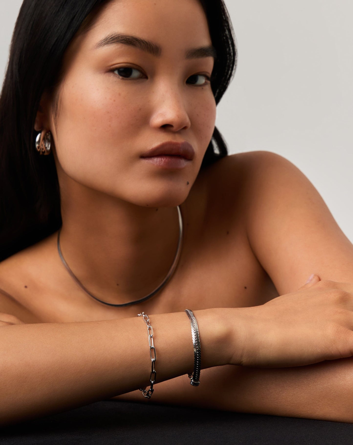 Classic Mini Paperclip Chain Bracelet | Silver Plated Bracelets Missoma