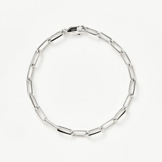 Classic Mini Paperclip Chain Bracelet | Silver Plated Bracelets Missoma