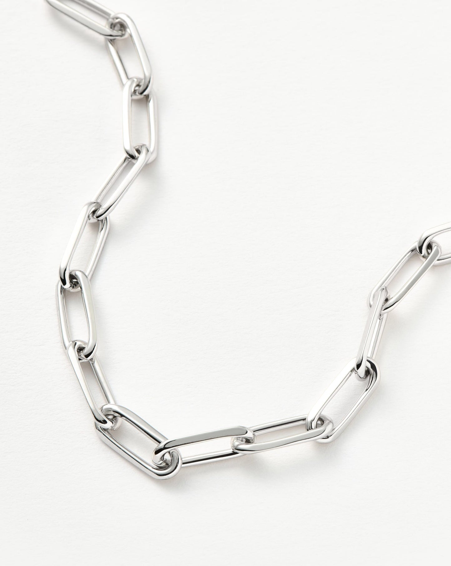 Classic Mini Paperclip Chain Bracelet | Silver Plated Bracelets Missoma