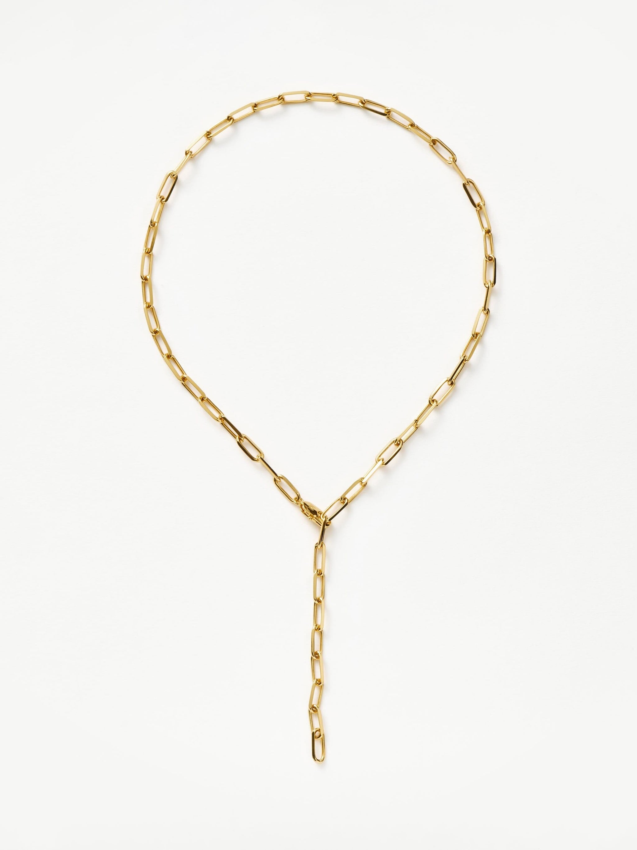 Classic Mini Short Paperclip Chain Necklace | 18ct Gold Plated Necklaces Missoma