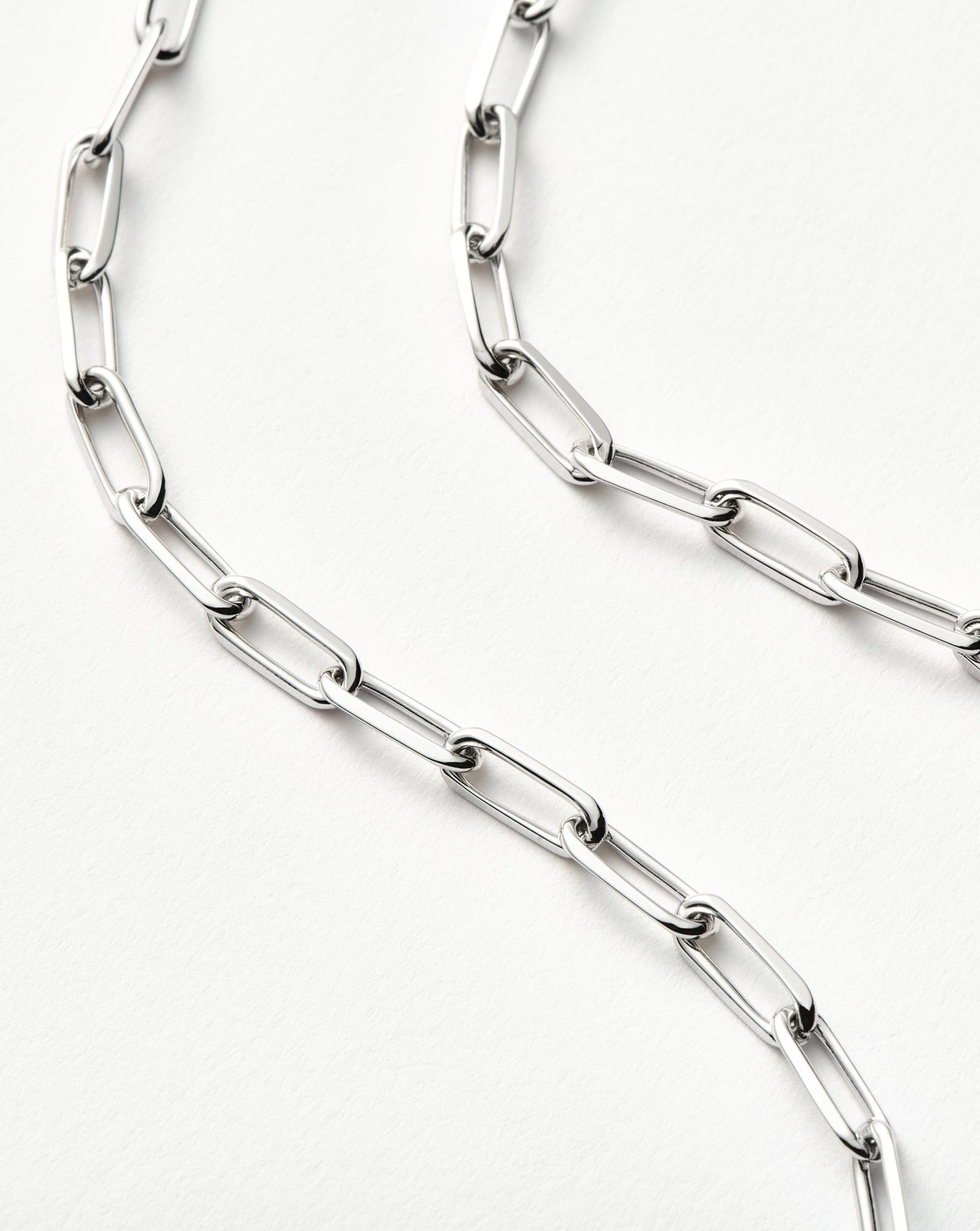 Classic Mini Short Paperclip Chain Necklace | Silver Plated Necklaces Missoma