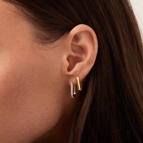 Classic Ovate Hoop Earrings | 18ct Recycled Gold Vermeil on Recycled Sterling Silver Earrings Missoma