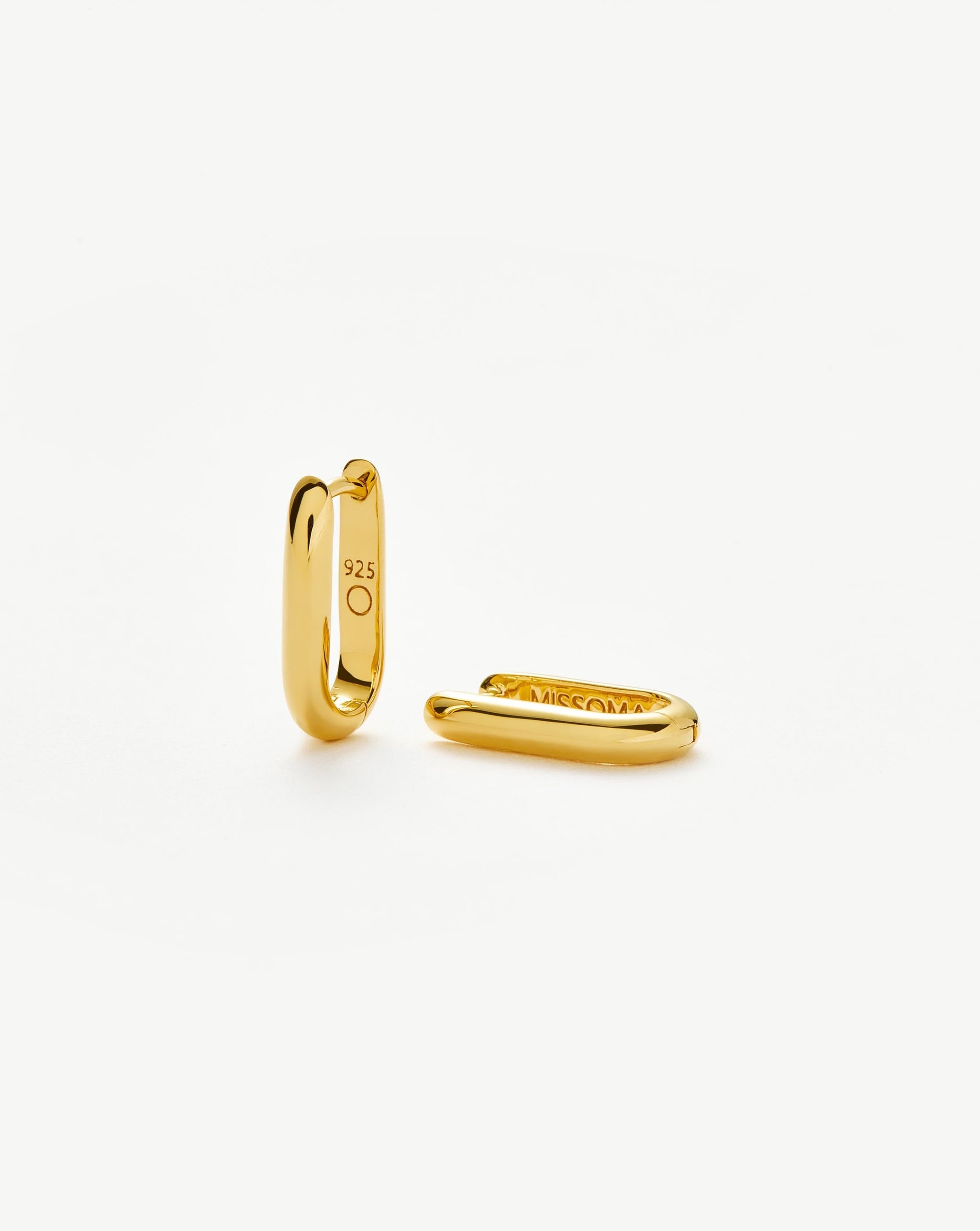 Classic Ovate Hoop Earrings | 18ct Recycled Gold Vermeil on Recycled Sterling Silver Earrings Missoma