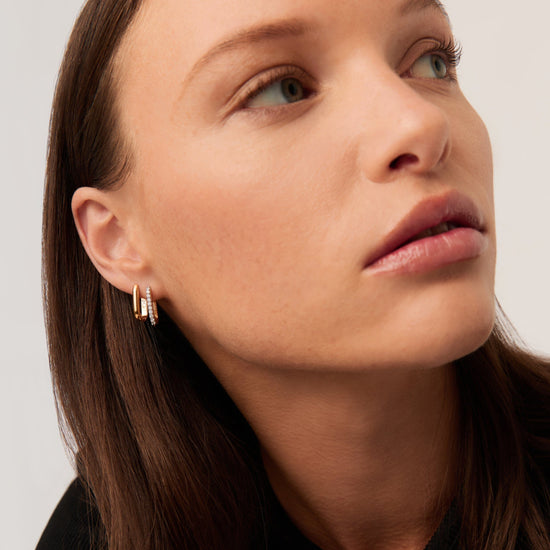 Classic Ovate Hoop Earrings | 18ct Recycled Gold Vermeil on Recycled Sterling Silver Earrings Missoma