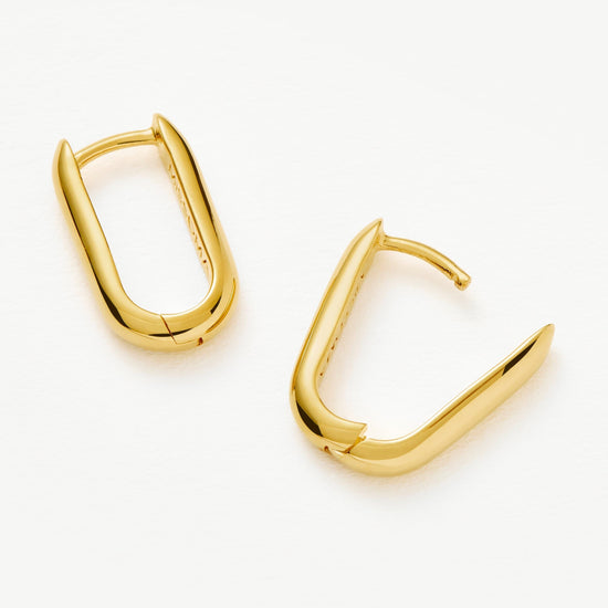 Classic Ovate Hoop Earrings | 18ct Recycled Gold Vermeil on Recycled Sterling Silver Earrings Missoma