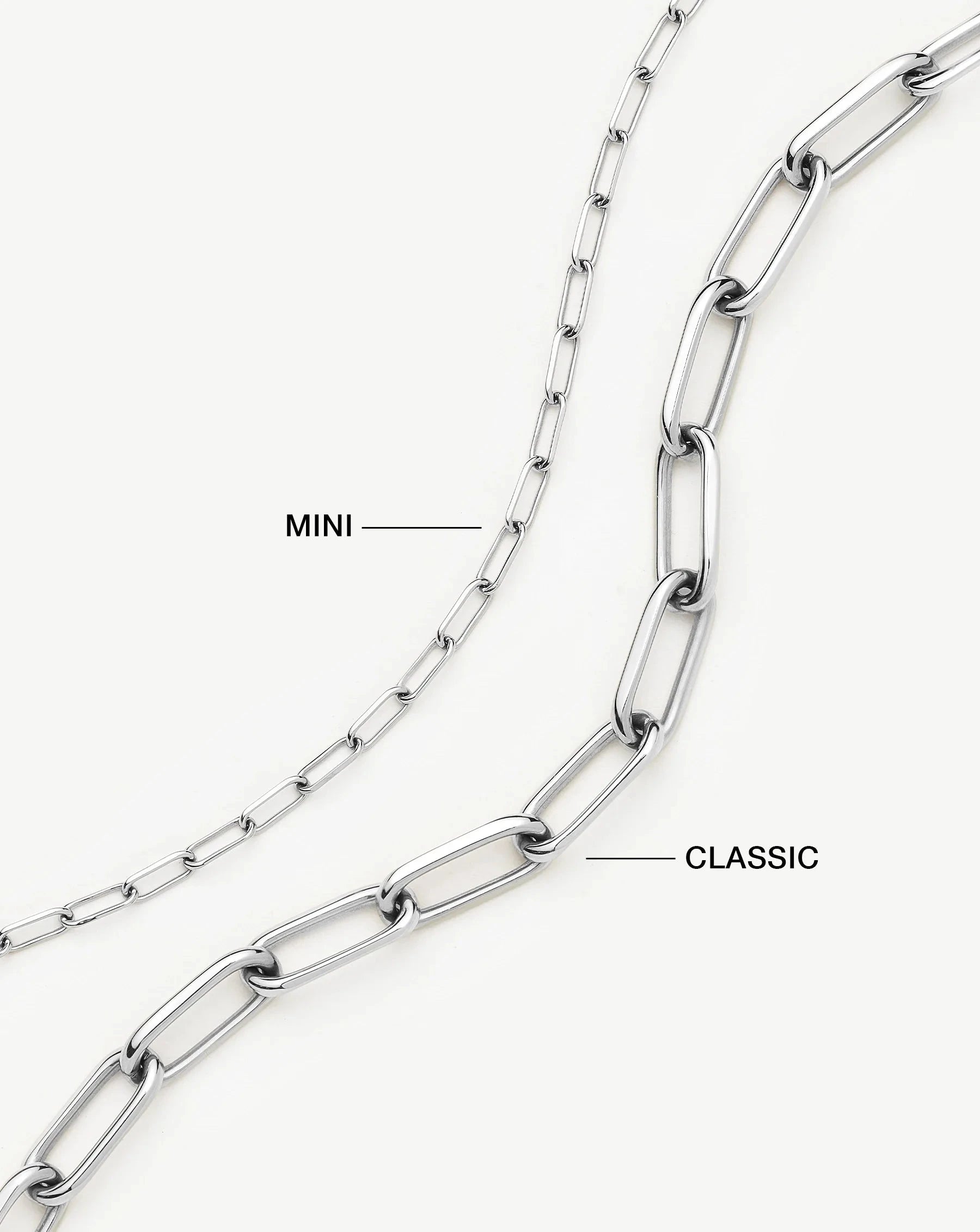 Classic Paperclip Chain Bracelet | Platinum Plated Bracelets Missoma