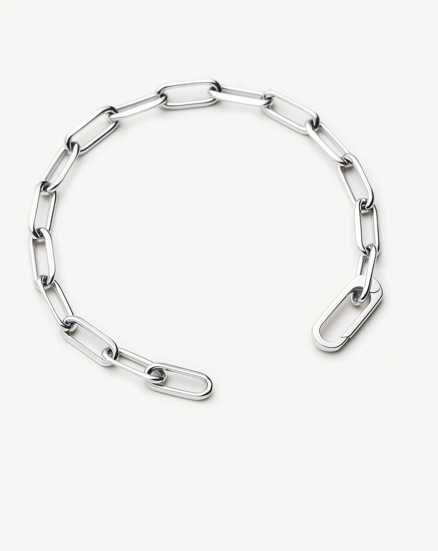 Classic Paperclip Chain Bracelet | Platinum Plated Bracelets Missoma