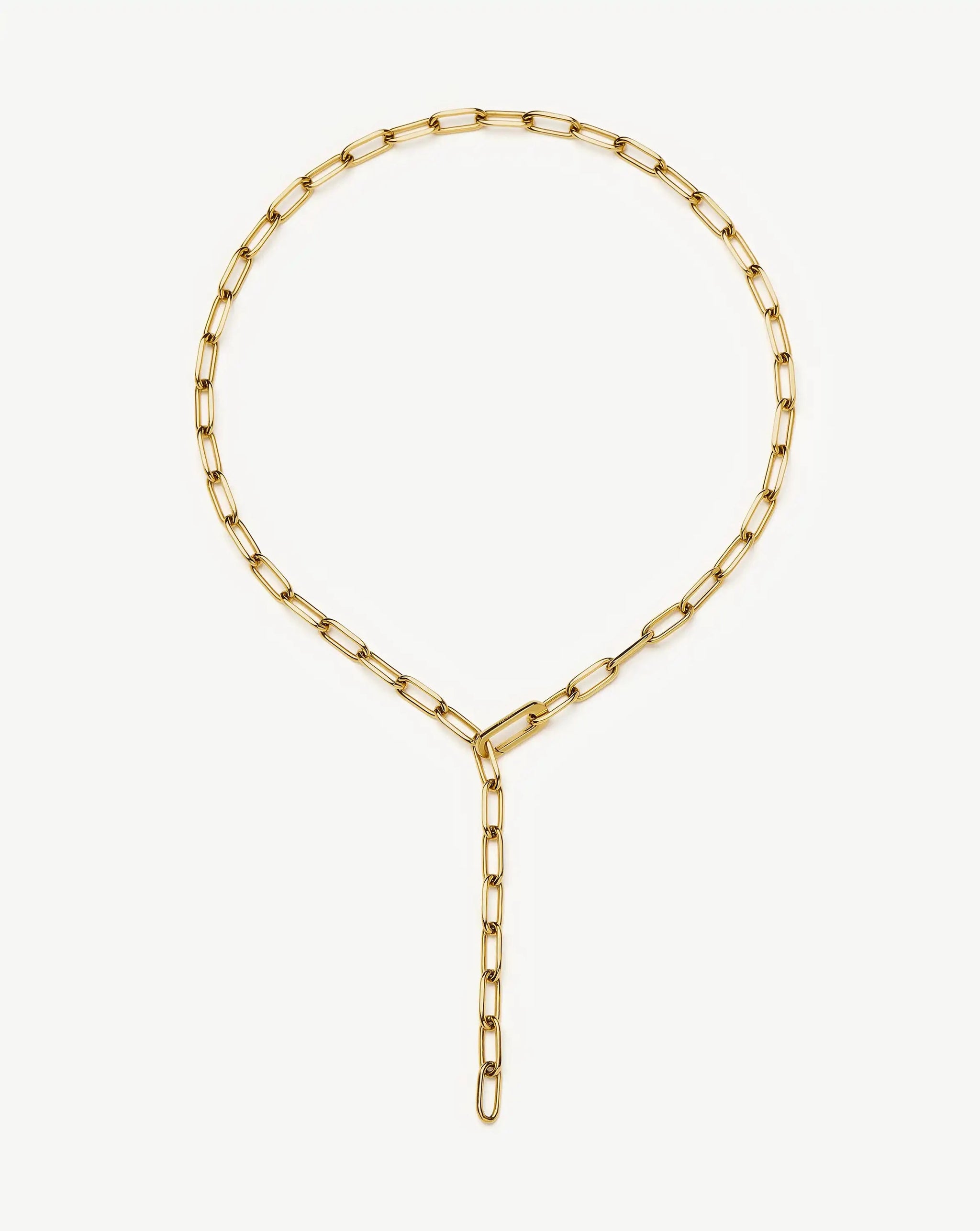 Classic Paperclip Chain Necklace | 18ct Gold Plated Necklaces Missoma