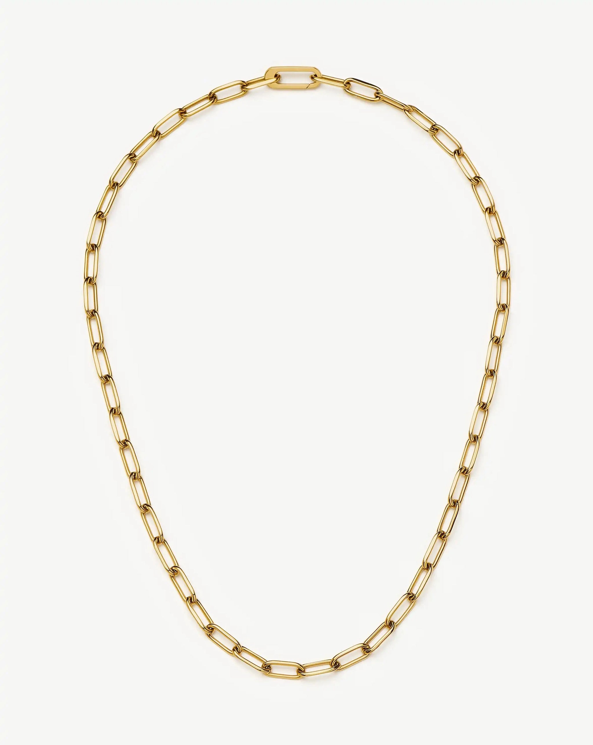 Classic Paperclip Chain Necklace | 18ct Gold Plated Necklaces Missoma