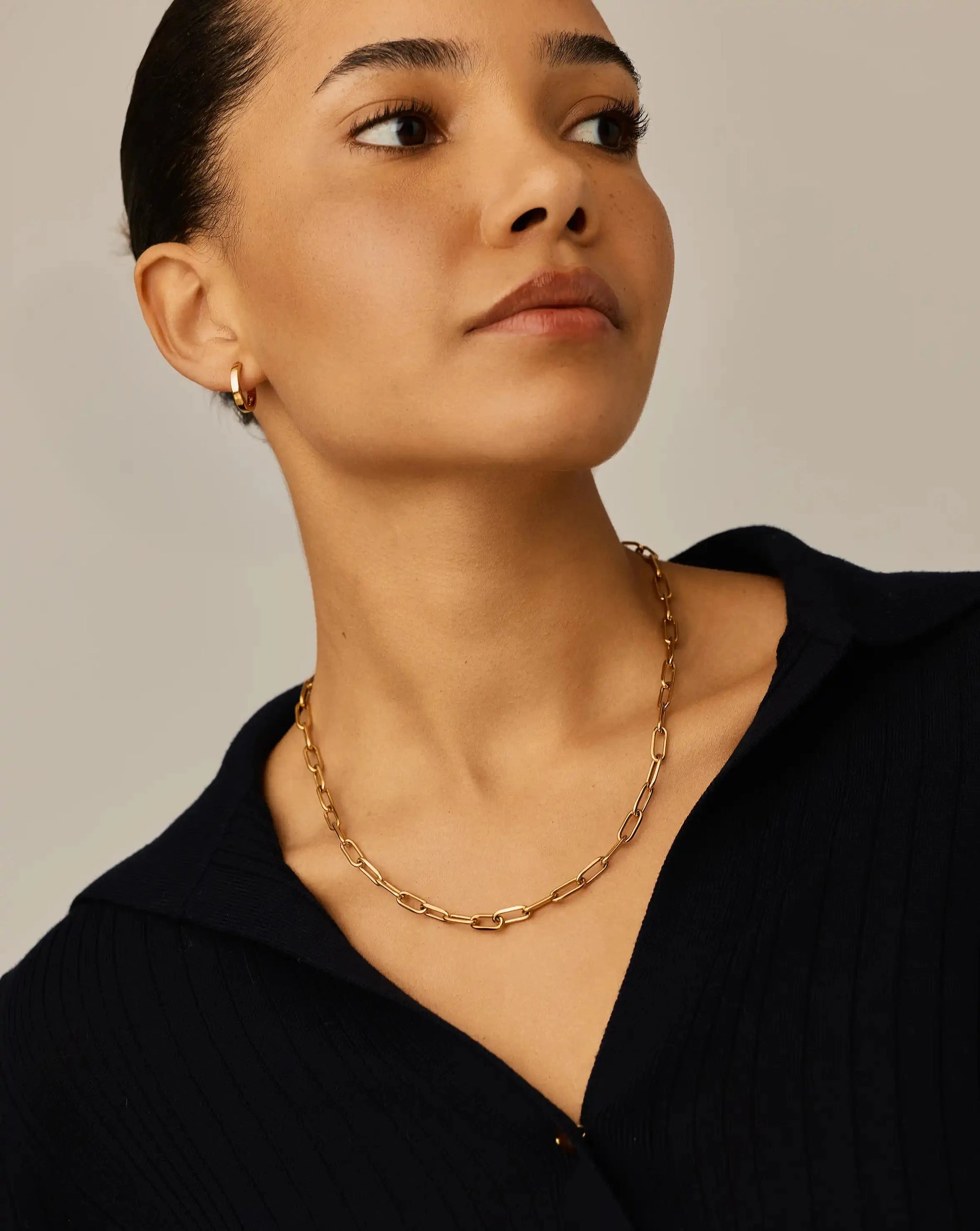 Classic Paperclip Chain Necklace | 18ct Gold Plated Necklaces Missoma