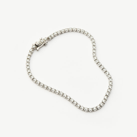 Classic Tennis Bracelet | Sterling Silver Cubic Zirconia Bracelets Missoma