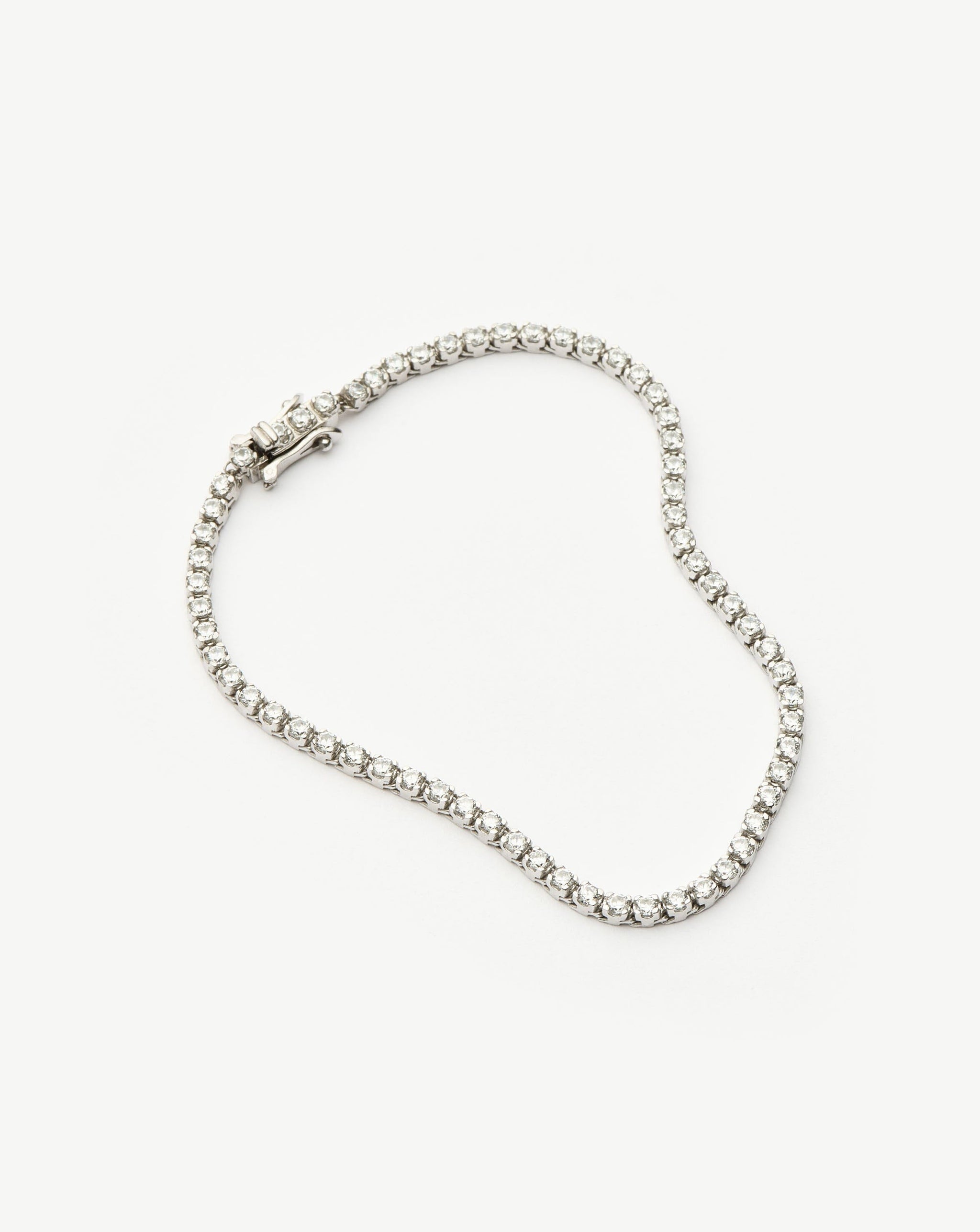 Classic Tennis Bracelet | Sterling Silver Cubic Zirconia Bracelets Missoma