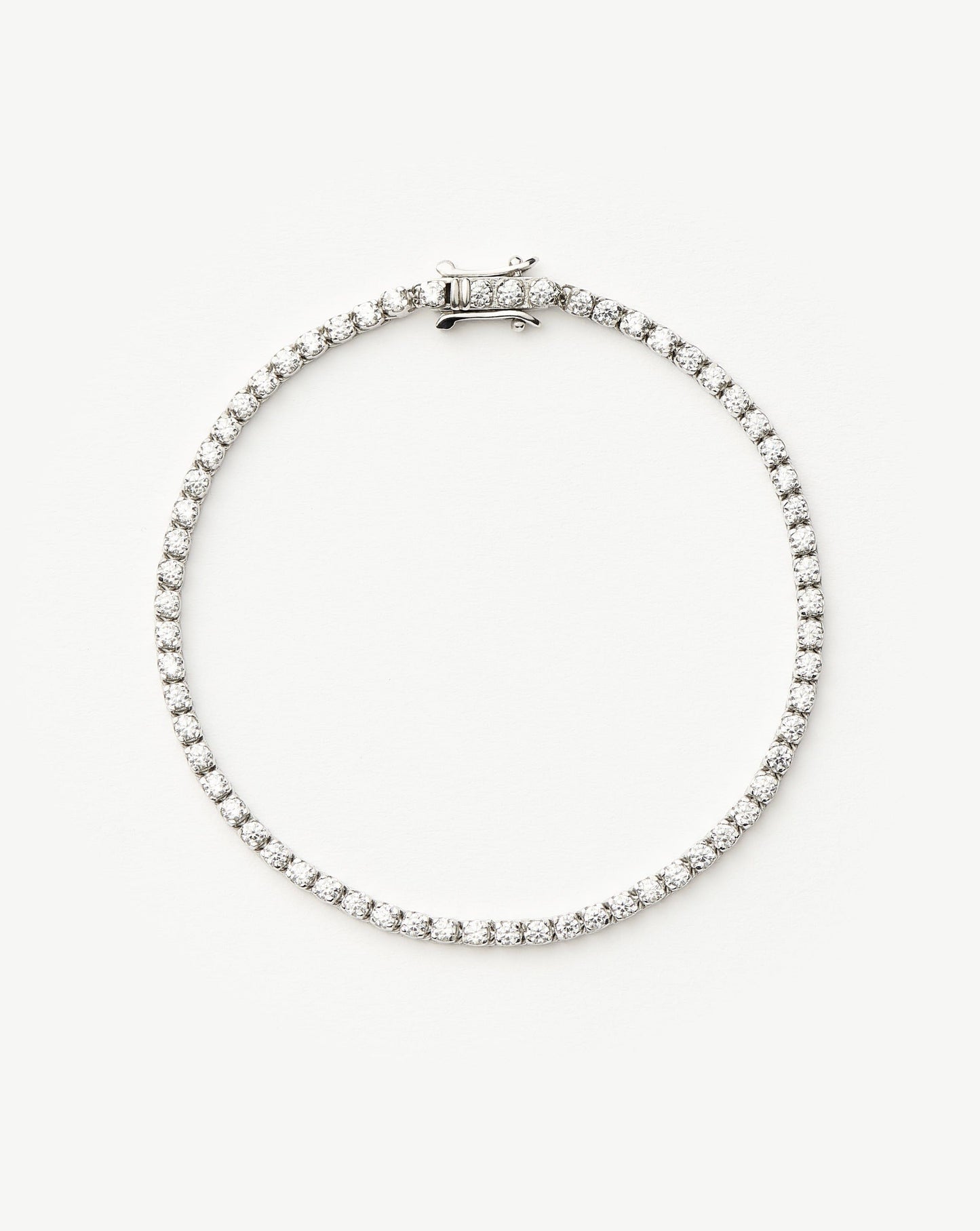 Classic Tennis Bracelet | Sterling Silver Cubic Zirconia Bracelets Missoma