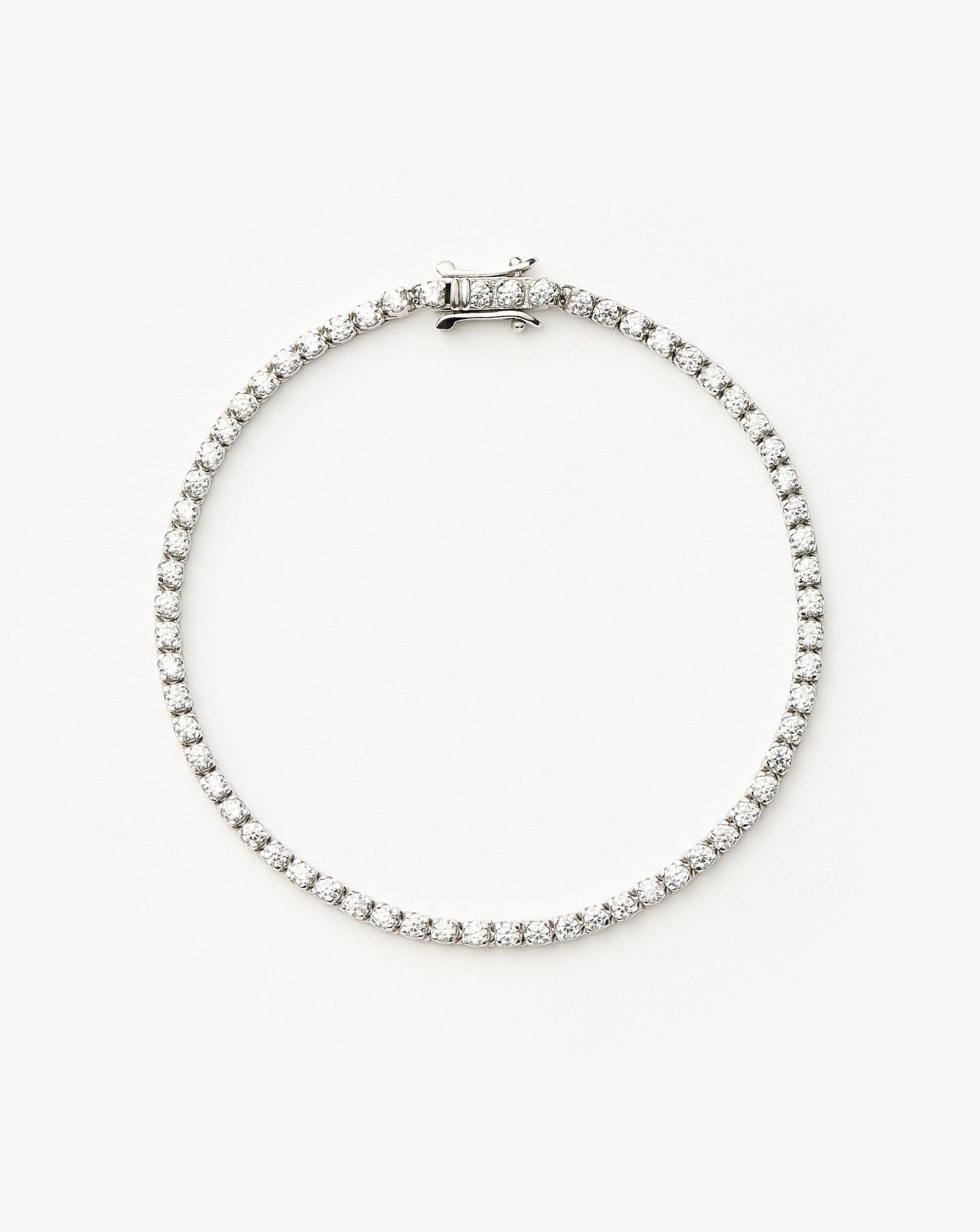 Classic Tennis Bracelet | Sterling Silver Cubic Zirconia Bracelets Missoma