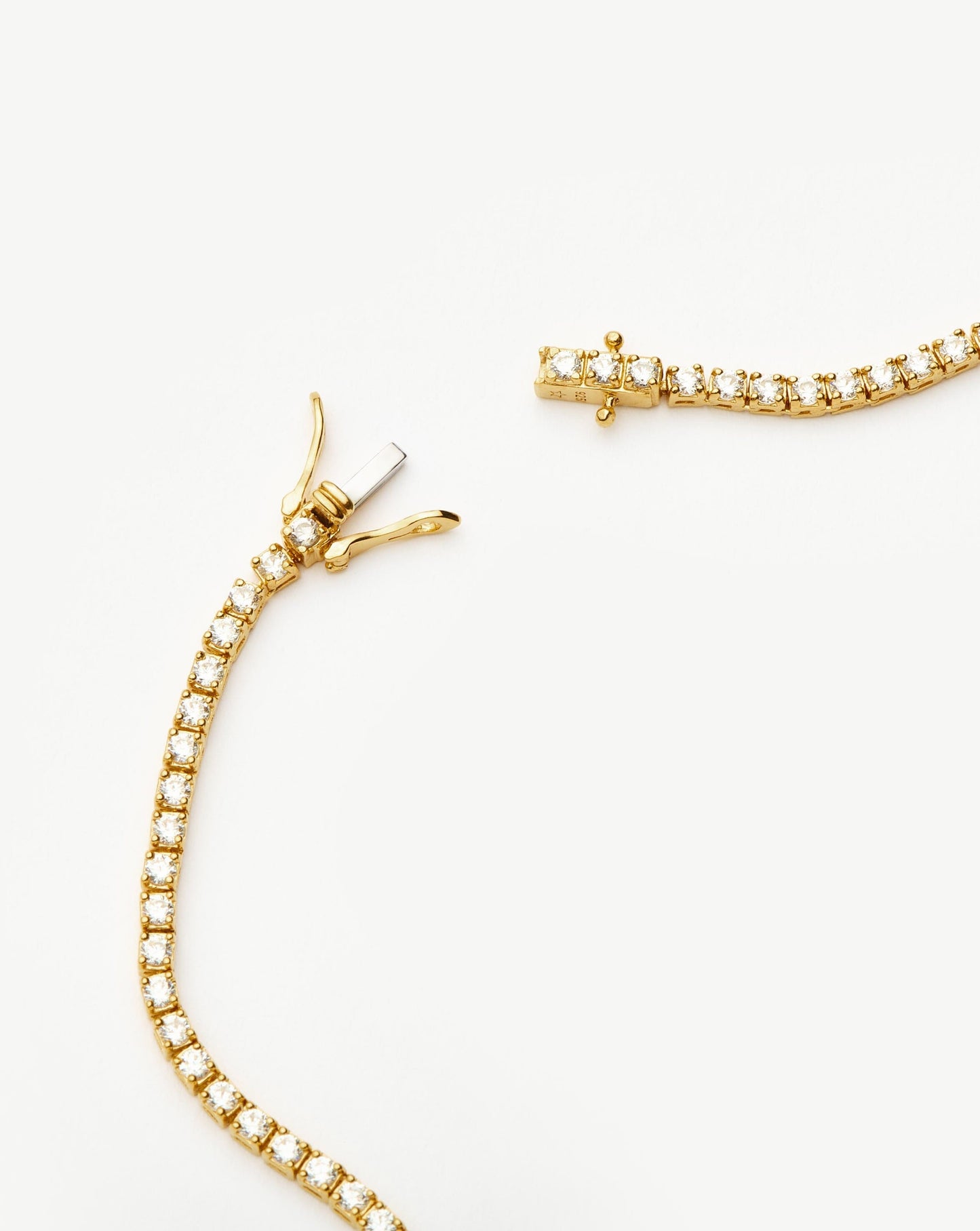 Classic Tennis Necklace | 18ct Gold Vermeil Cubic Zirconia Necklaces Missoma