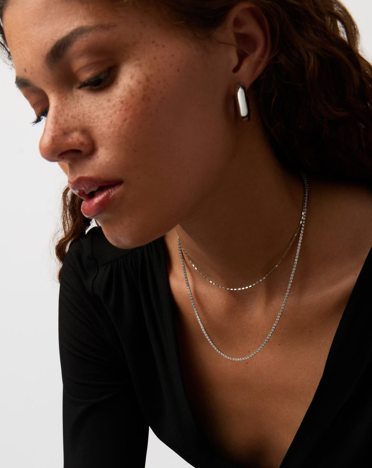 Classic Tennis Necklace | Sterling Silver Cubic Zirconia Necklaces Missoma