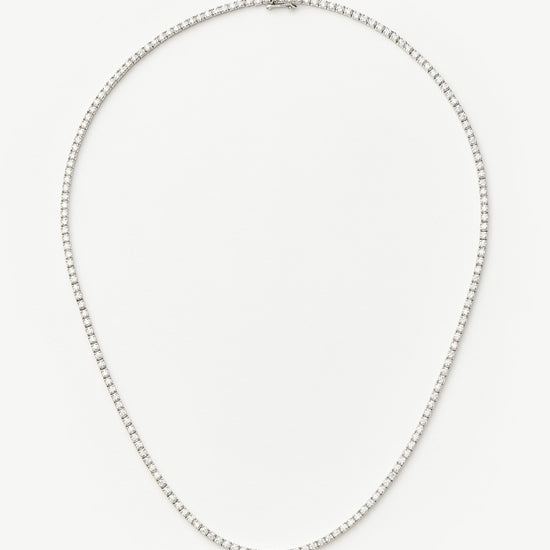 Classic Tennis Necklace | Sterling Silver Cubic Zirconia Necklaces Missoma