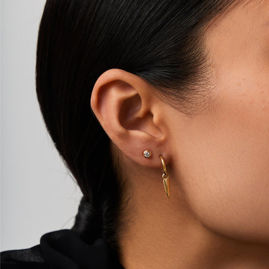 Claw Hoop & Stud Earring Set | 18ct Gold Vermeil Layering Sets Missoma