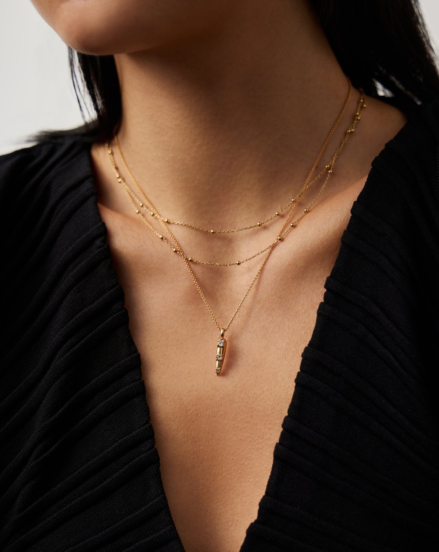 Claw Studded Pendant Necklace Necklaces Missoma