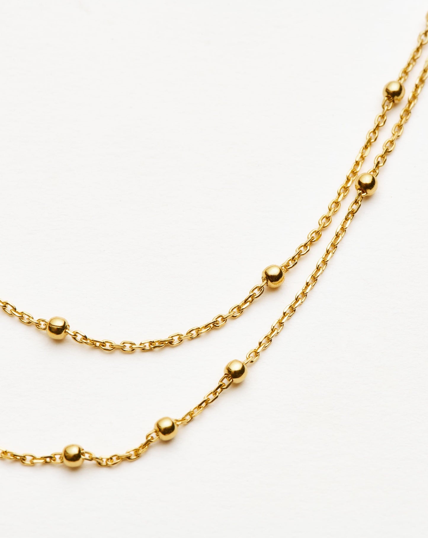 Double Chain Necklace Necklaces Missoma
