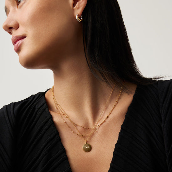 Engravable Round Necklace Necklaces Missoma