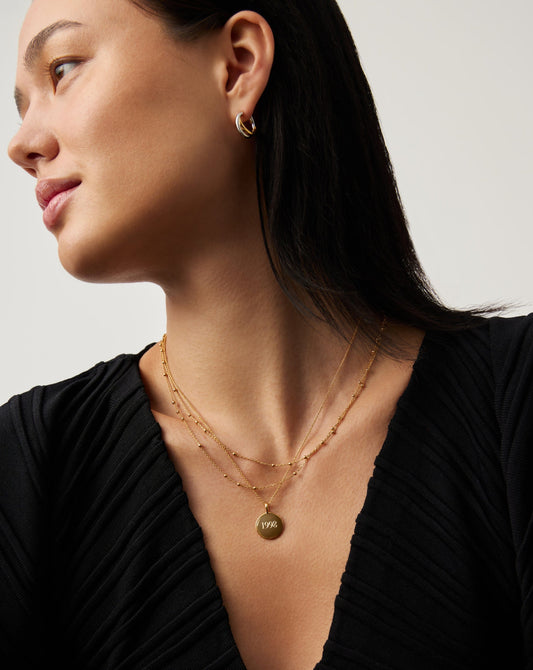 Engravable Round Necklace Necklaces Missoma