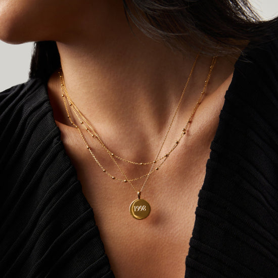 Engravable Round Necklace Necklaces Missoma