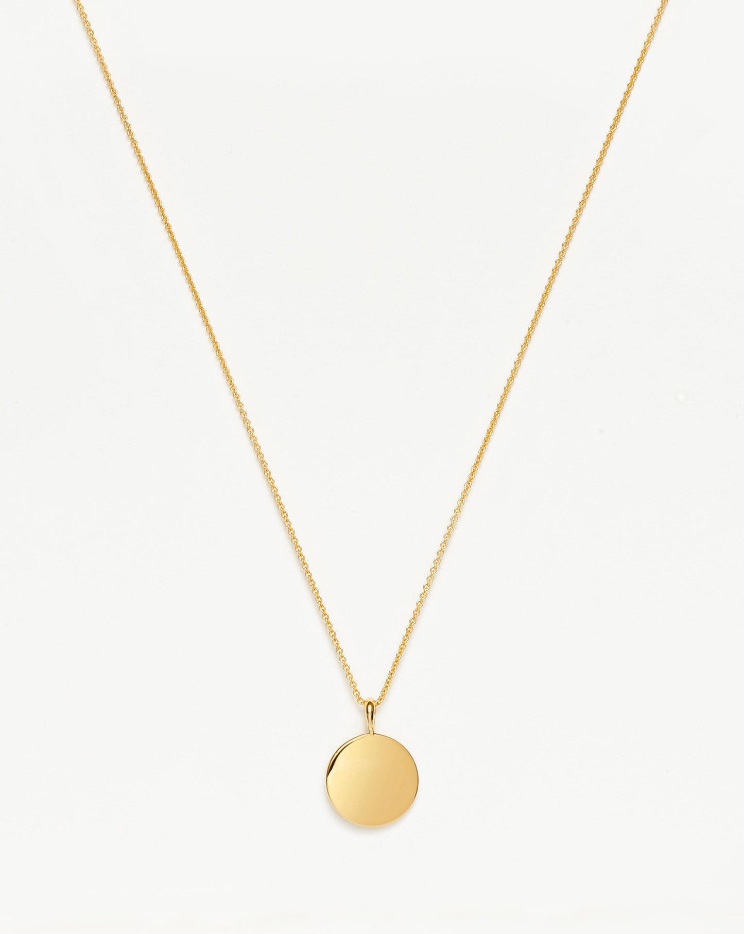 Engravable Round Necklace Necklaces Missoma