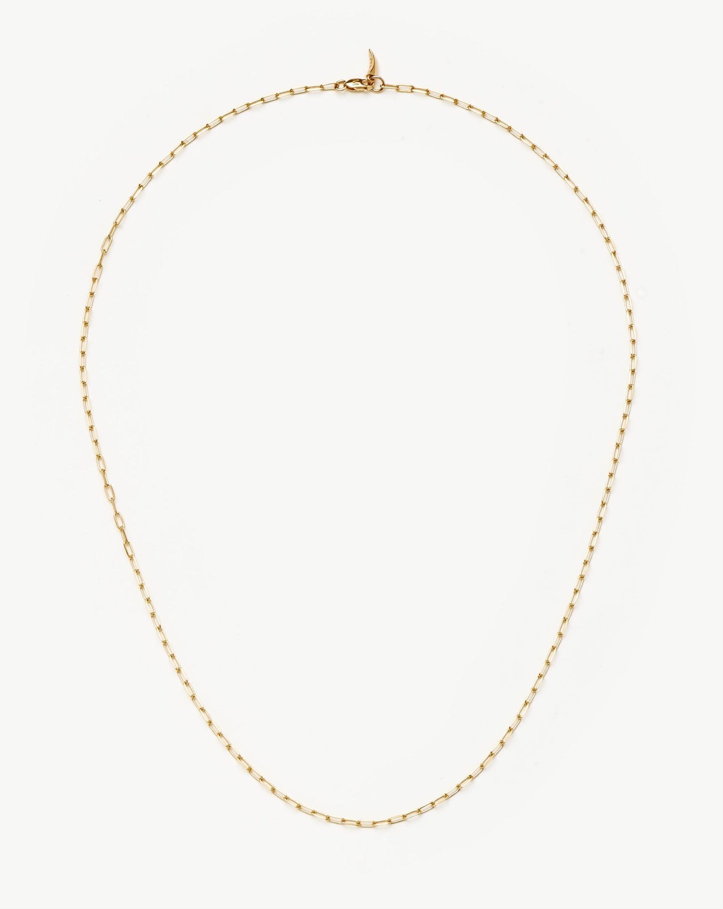 Fine Classic Paperclip Chain Necklace | 14ct Solid Gold Necklaces Missoma