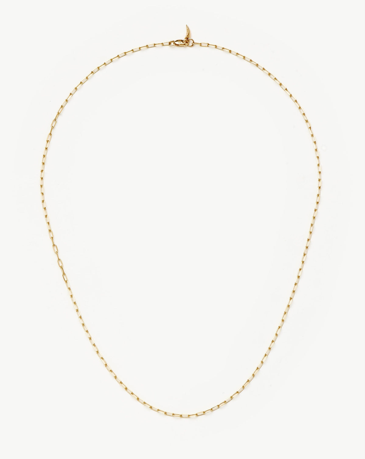 Fine Classic Paperclip Chain Necklace | 14ct Solid Gold Necklaces Missoma