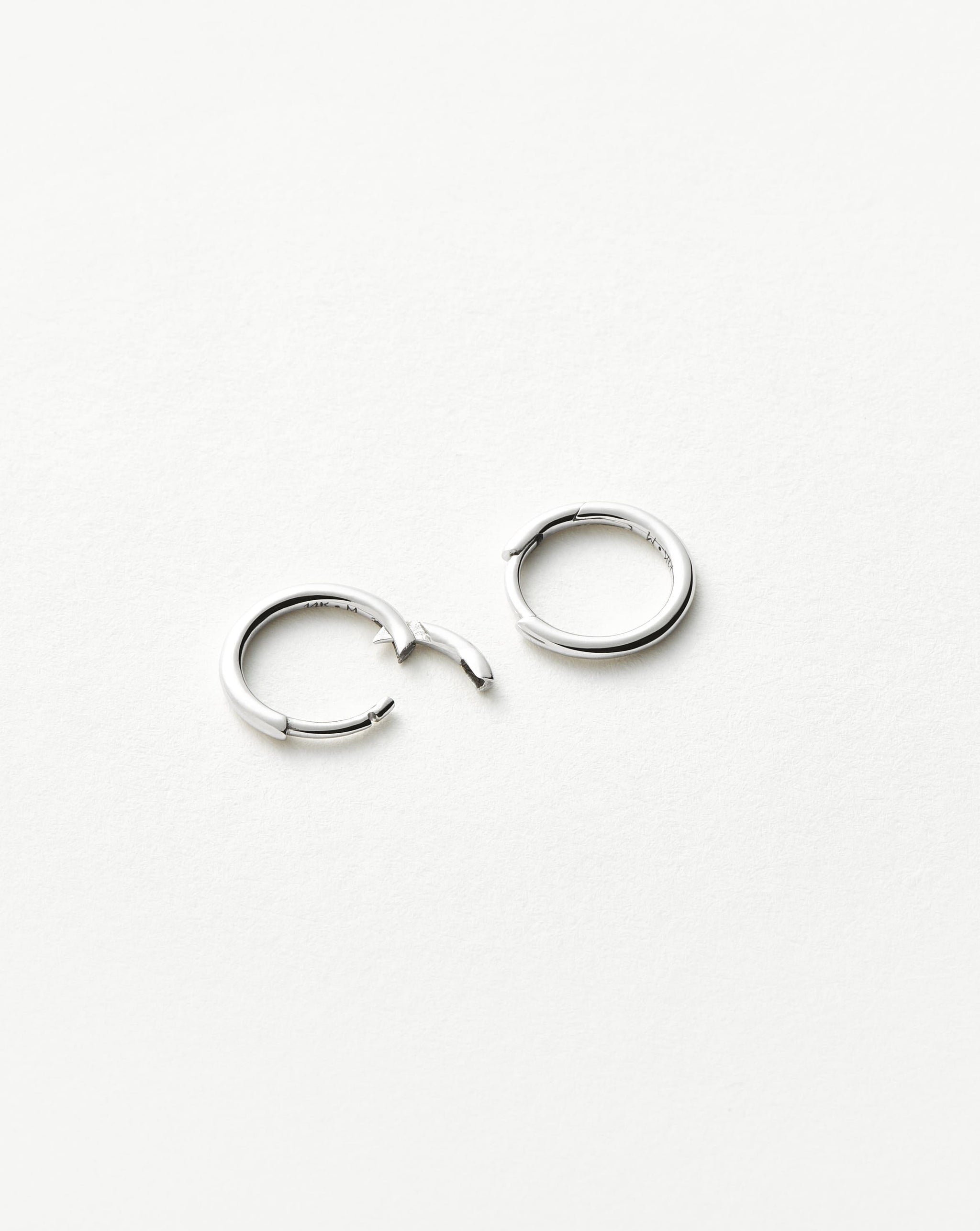 Fine Classic Small Hoop Earrings Earrings Missoma