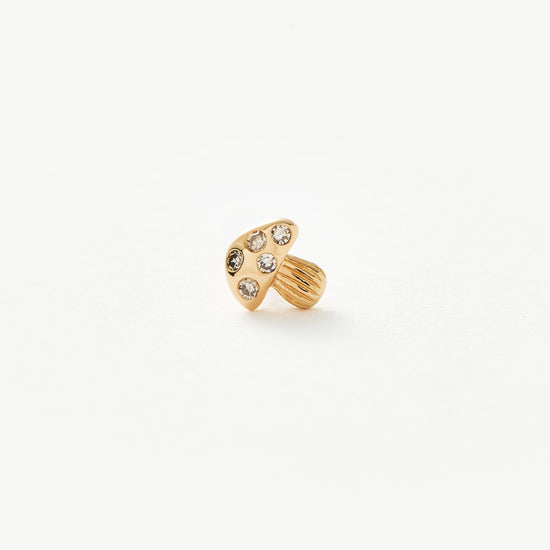 Fine Diamond Mushroom Single Stud Earring Earrings Missoma