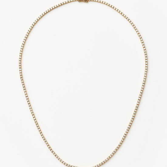 Fine Diamond Tennis Necklace | 14ct Solid Gold Diamond Necklaces Missoma